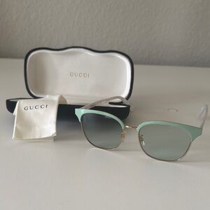 Gucci Pastel Green Sunglasses